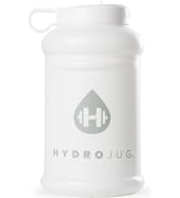 HydroJug - Water Bottle with Straw &amp; Handle - 64 oz Half Gallon Jug - Leak-Resistant - BPA-Free