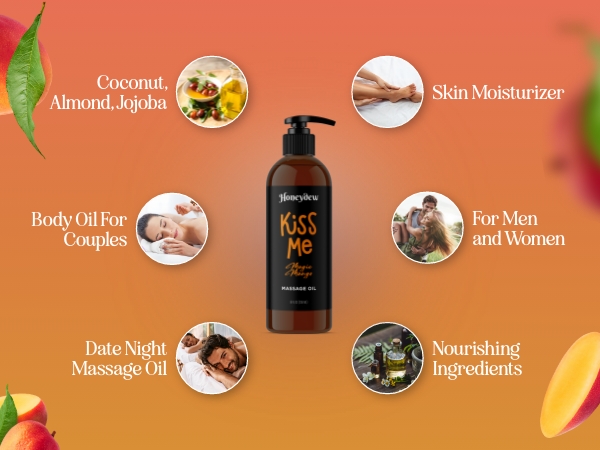 Kiss Me Mango Edible Masssage Oil