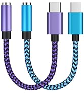 Samsung S24 Ultra USB Type C to 3.5mm Headphone Jack Adapter for Galaxy S24+ S23, S22, A54, A13, ...