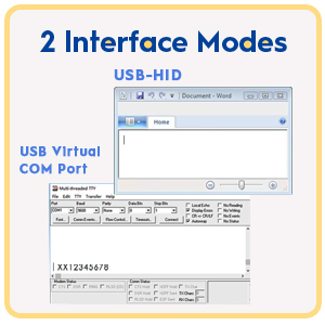 barcode scanner wireless bar code reader usb cordless laser UPC 1d portable 