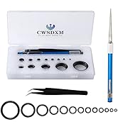 CWSDXM Fish Rod Repair Kit 26PCS Fishing Pole Eyelet Repair 13 Size Pole Ceramic Guides Rings Rep...