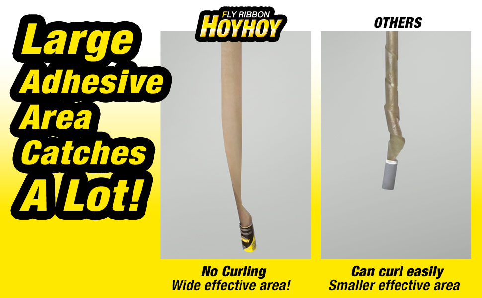 Large Adhesive Area Catches A Lot!