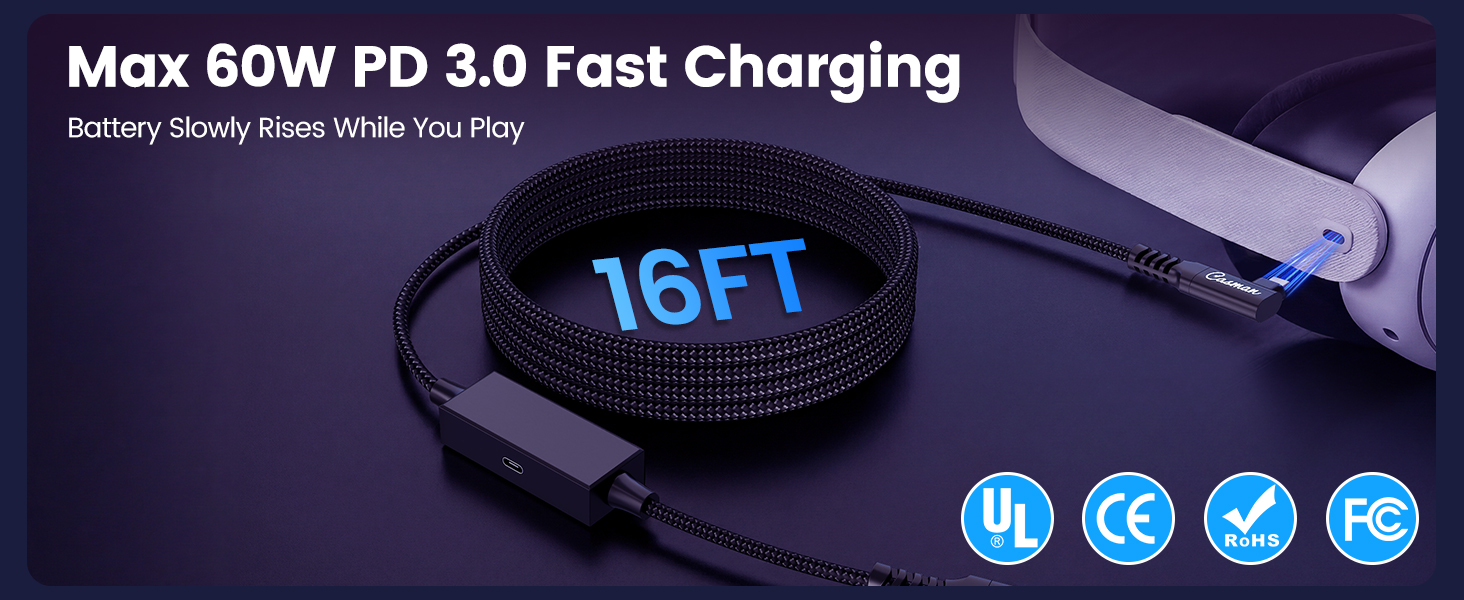 for meta quest 3 link cable