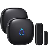 METAK Wireless Door Chime, Door Open Contact Sensor Alarm with 500 FT Range, 58 Chimes and 5 Volu...