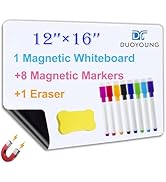 1PCS Magnetic Dry Erase White Board, Flexible Refrigerator Magnet Whiteboard Notepad for Home Kit...