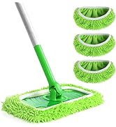 ZHAYAO Reusable 100% Coral Fleece Mop Pads Compatible with Swiffer Sweeper Mop, Wet and Dry Flat ...