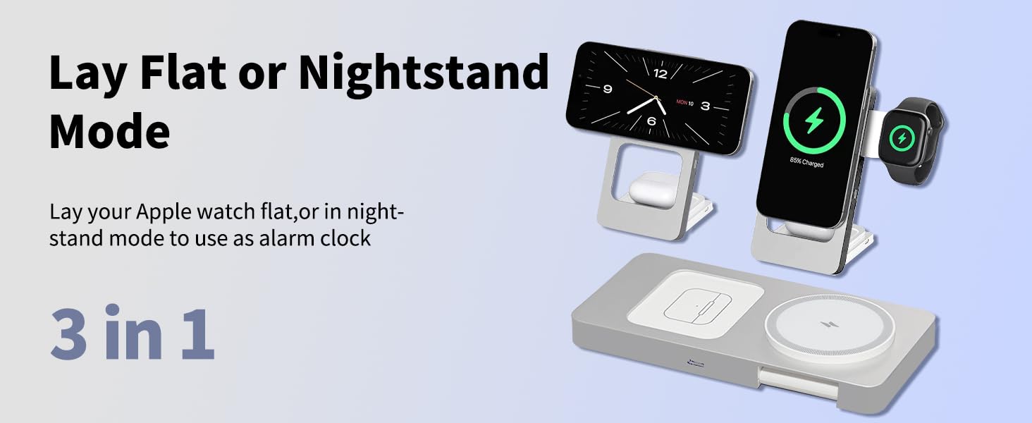 3 in 1 Wireless Charging Station