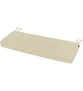 Favoyard Outdoor Bench Cushion 48 x 16 Inch Rainproof Patio Furniture Cushions 3-Year Color Fastn...