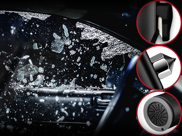 car window breaker seat belt cutter