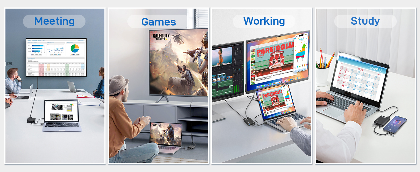 hdmi splitter extended display 2 monitors