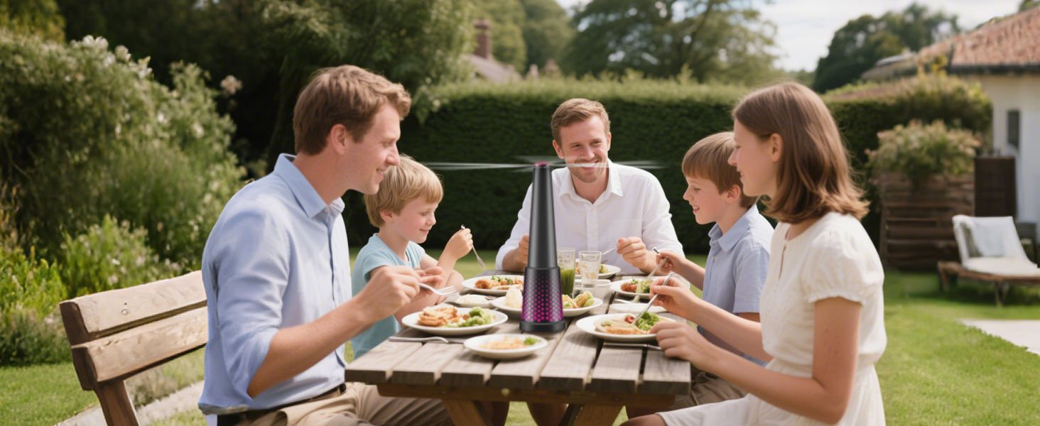 fly fan for outdoor table