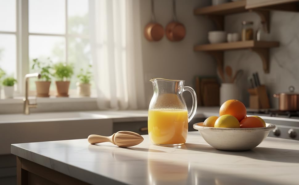 Wooden Citrus Lemon Juicer