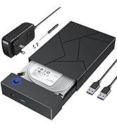Hard Drive Enclosure 3.5, FEMORO USB 3.0 Internal SATA HDD Case with 12V 2A DC Power Adapter for ...