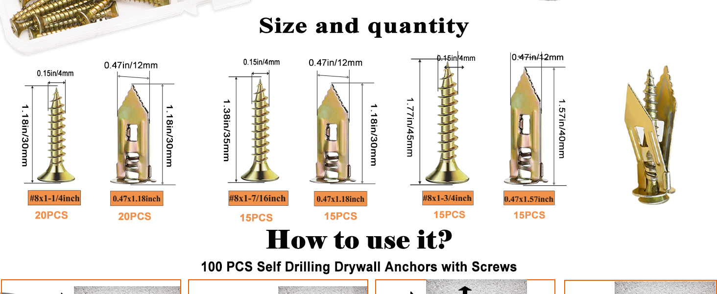 drywall anchors