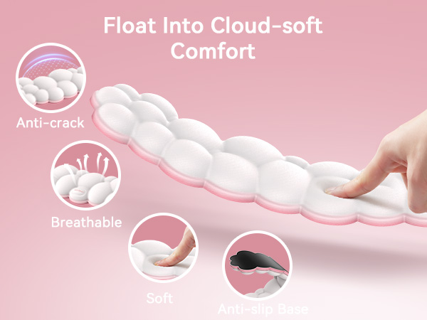 Cloud Wrist Rest Keyboard, Memory Foam Cloud Keyboard Wrist Pad with Ergonomic Support &amp;amp; Base