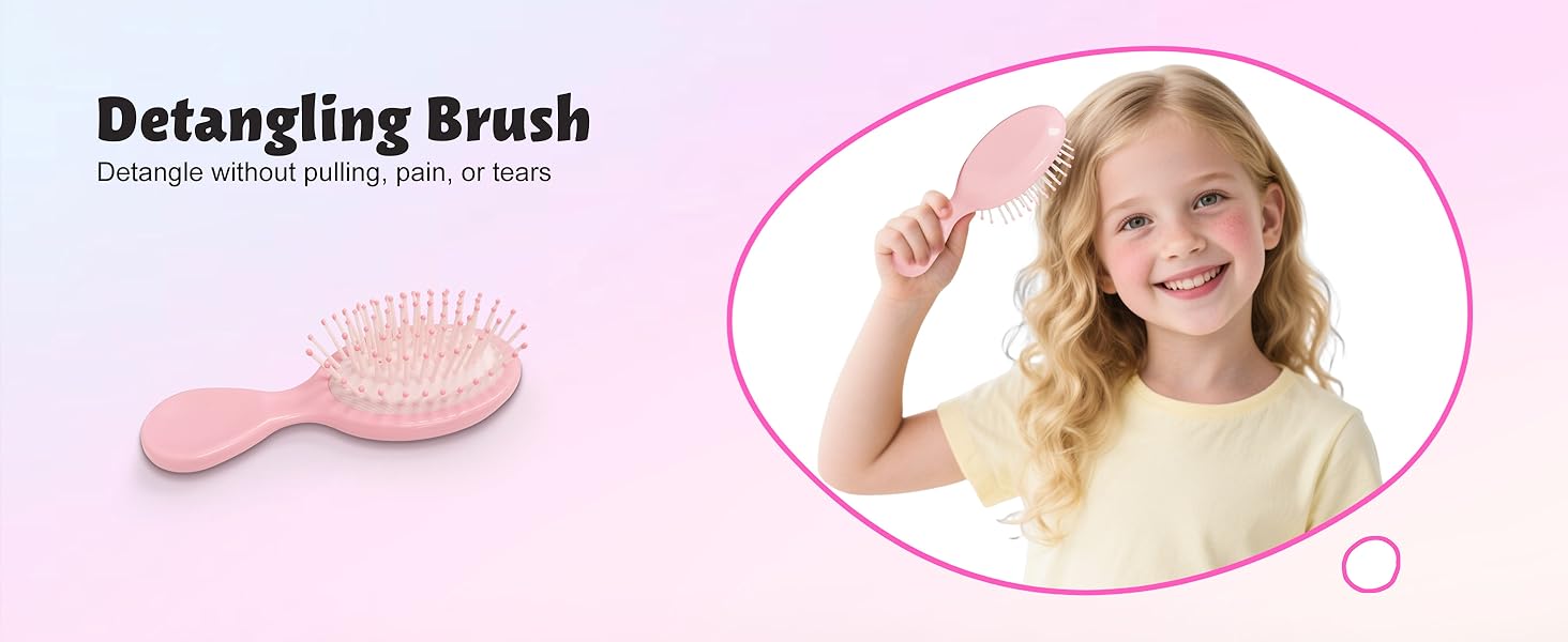 hair dryer with detangler brush