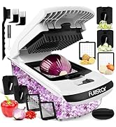 Fullstar The Original Pro Chopper - Vegetable Chopper and Spiralizer, Food Chopper with Container...