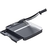 12 Inch Heavy Duty Paper Cutter, Guillotine Paper Cutter &amp; Paper Trimmer, 12-16 Sheets Capacity P...