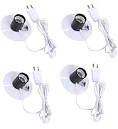 Basysion Blow Mold Light Kit Replacement,with Switch Fuse Plug E26 E27 Single Light Cord Kit for ...