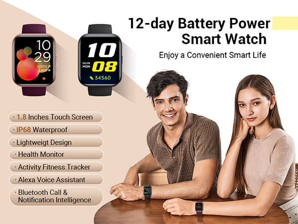 Smart watches for women Android and iPhone compatible smart watches for men best christmas gifts