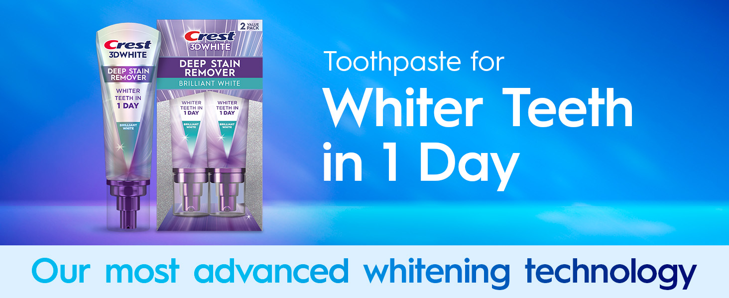 Toothpaste for Whiter Teeth in 1 Day