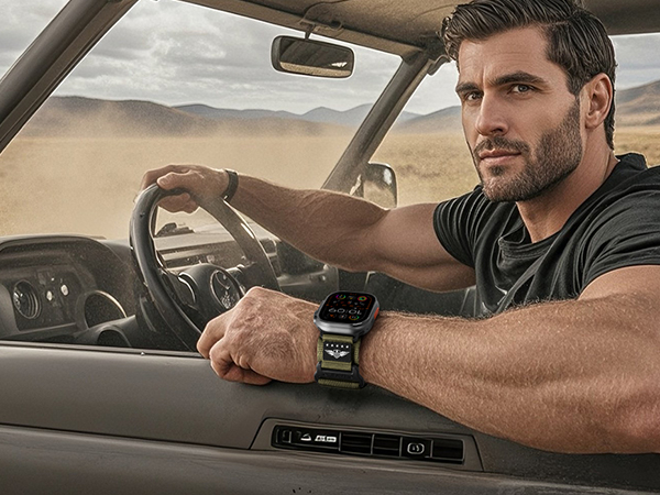 travel apple watch band,military watch band,rugged nylon apple watch band,nereides apple watch band