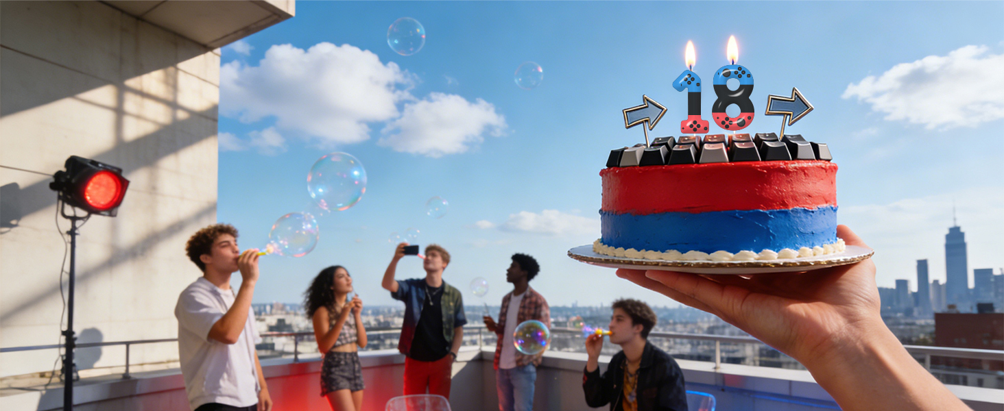 Young people celebrate their birthdays