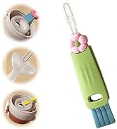 3 in 1 Cup Lid Cleaning Brush, 2024 Multifunctional Crevice Portable Cup Lid Cleaning Brush for B...