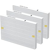 3 Pack AP-1512HH HEPA Filter Replacement for Coway Airmega AP-1512HH Mighty and Airmega 200M Air ...