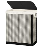 2 Section Laundry Hamper with Lid