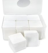 1100PCS Lint Free Nail Wipes with Case Package - Non-Woven Soft Nail Polish Remover Pads - Lint F...