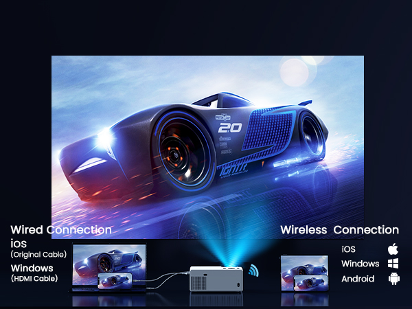 Outdoor mini projector