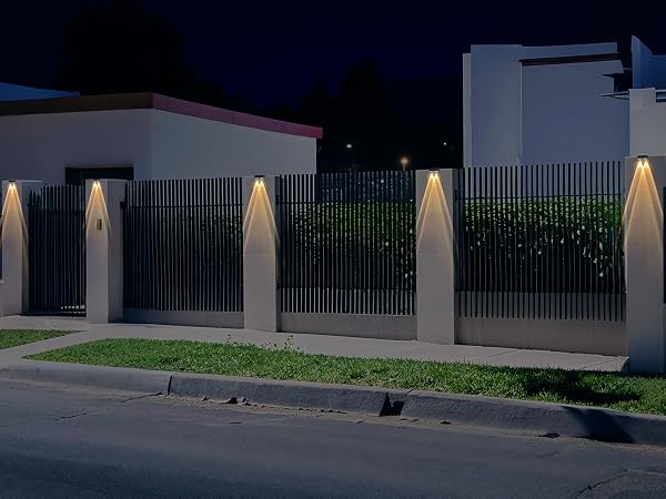 fence solar lights