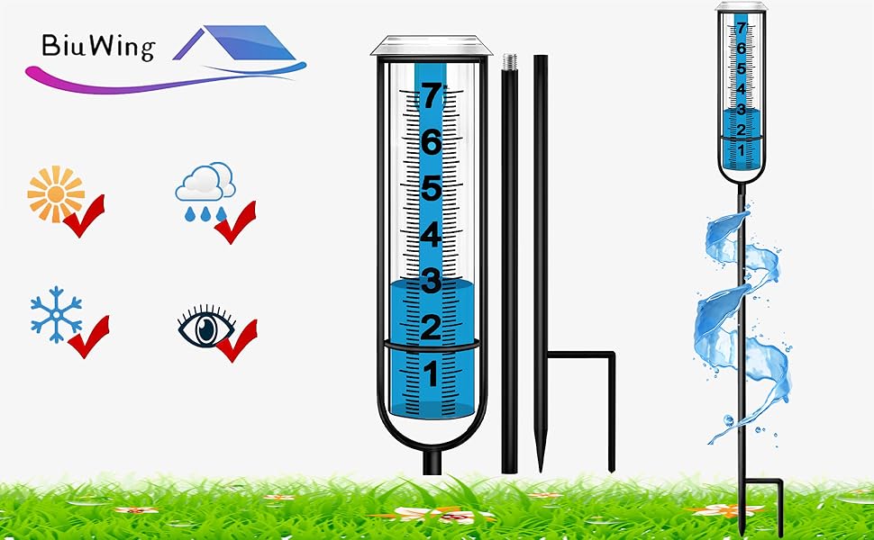 Three section Large Rain gauge