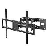 monTEK Heavy Duty XXL Full Motion TV Wall Mount for 60-120 inch Extra Large TVs, Holds 265 lbs, M...