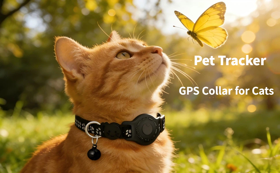 Pet Tracker,GPS Collar for Cats