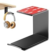 Yocice Headphone Stand Hanger,Headset Holder Mount,Aluminum Hook with Strong Adhesive Tape for He...
