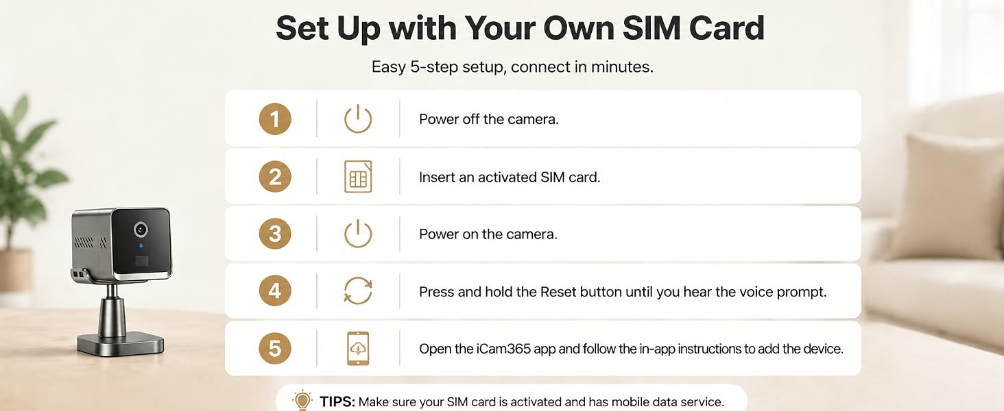 Set Up with Your Own SIM Card