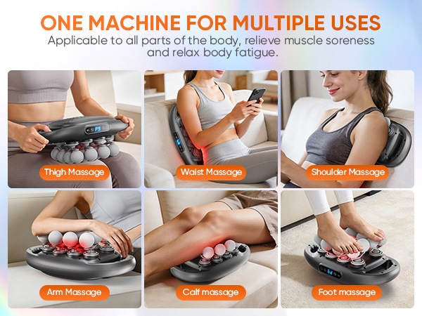 16 Head Massage Gun Deep Tissue Quiet Muscle Massage Gun for Back