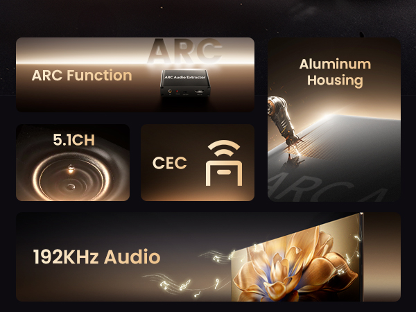 hdmi arc to rca audio converter