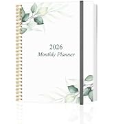 Monthly Planner 2026 - Monthly Calendar from January 2026 to December 2026, 2026 Planner with Inn...