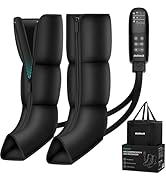 Nekteck Leg Massager for Circulation and Pain Relief, Air Compression Boots Helpful for Leg Swell...