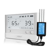 UbiBot RS485 Soil Temperature and Moisture Sensor, Stainless Soil Probe for Greenhouse,Garden,Law...