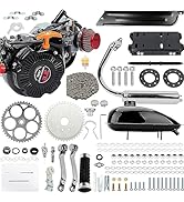 100cc 4-Stroke Bicycle Kit, Gasoline Engine Motorized Bicycle, Air-Cooled Motorized Bike Motor Co...