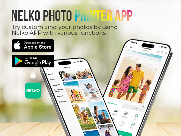 NELKO PHOTO PRINTER APP