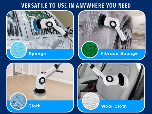 electric scrubber for cleaning