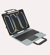 Nillkin Carry Go Keyboard Case for iPad Pro 13 inch (M4) 2024 with Handle, Rugged Case with Detac...