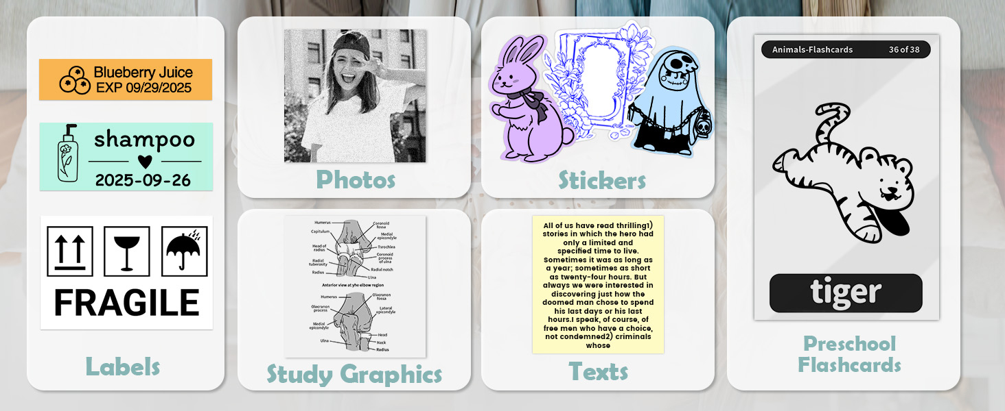 sticker printer mini thermal printer photo sticker printer 