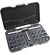 24 in 1 Magnetic Ratchet Screwdriver Set, DIY Magnetic Screwdriver Set with Detachable Handle&amp;Mul...