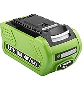 Tree.NB 6.0Ah 40V Lithium Battery - Replacement for Greenworks 40V 6000mAh Battery G-MAX 29472 29...